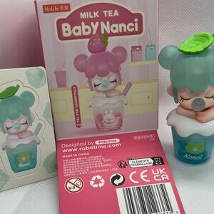 Kawaii NEW Rolife Baby Nanci Milk Tea Mint green Tea figure